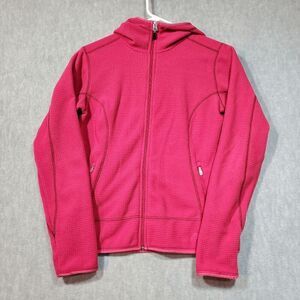 Nike Jacket Womens Small Pink Waffle Fleece Acg Therma Astylar Hood Full Zip Vtg